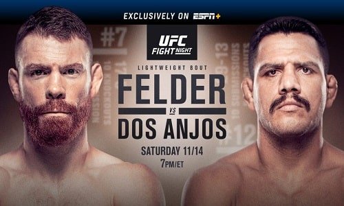 Watch UFC Fight Night 183: Felder vs. dos Anjos 11/14/2020 Full Show
