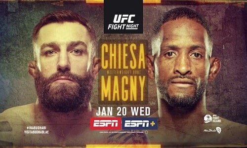 Watch UFC Fight Night Island 8: Chiesa vs. Magny 1/20/21 Full Show Full Show