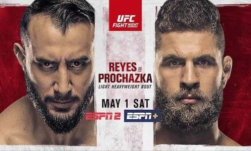 Watch UFC Fight Night Vegas 25: Reyes vs. Prochazka 5/1/21 – 1st May 2021 Full Show