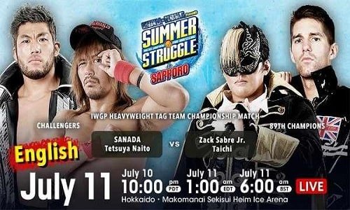 Watch NJPW Summer Struggle In Sapporo 2021 7/10/21 Full Show