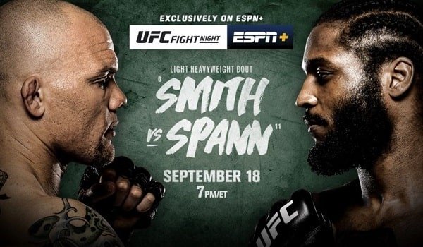 UFC Fight Night:Smith vs Spann 9/18/2021- 18 September 2021 Full Show