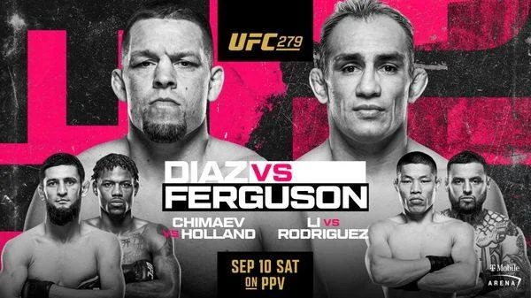 UFC 279: Diaz vs. Ferguson 9/10/22 – 10th September 2022 Full Show