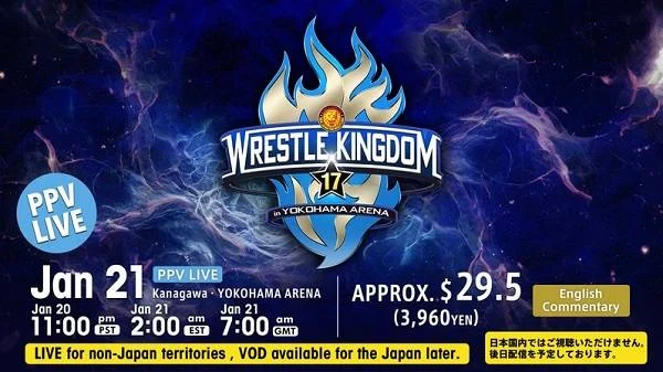 NJPW Wrestle Kingdom 17 1/21/23 PPV – 21st January 2023 Full Show