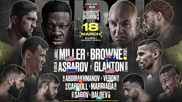 MILLER VS BROWNE 3/18/23 – 18th March 2023 Full Show