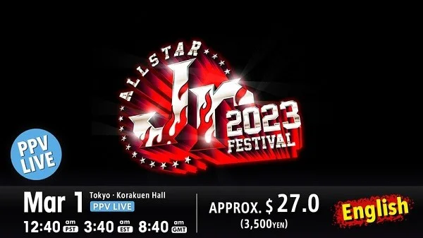 NJPW ALL STAR Jr FESTIVAL 2023 3/1/23 – 1st March 2023 Full Show