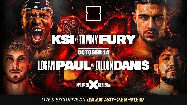 KSI vs. Tommy Fury Plus Logan Paul vs. Danis PPV 10/14/23 -14th October 2023 Full Show