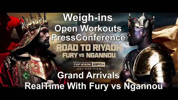 Road To Riyadh Fury vs Ngannou Promos PressConference Weighins 10/28/23 – 28th October 2023 Full Show