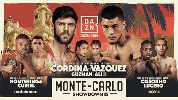 Dazn Boxing Cordina vs Vazquez 11/4/23 – 4th November 2023 Full Show