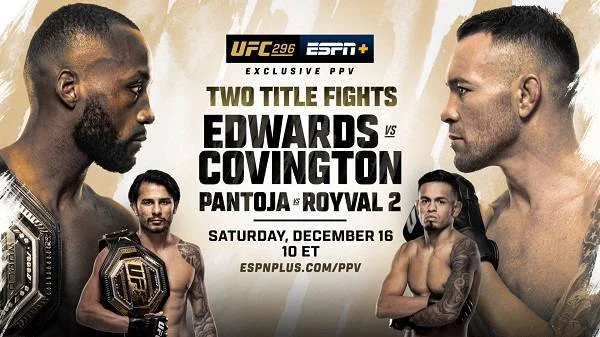 UFC 296 Edwards vs. Covington PPV 12/16/23 – 16th December 2023 Full Show