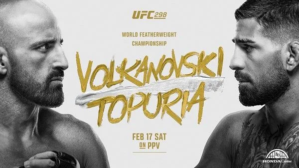UFC 298 Volkanovski vs. Topuria PPV 2/17/24 – 17th February 2024 Full Show