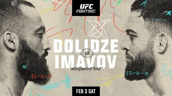 UFC Fight Night Dolidze vs. Imavov 2/3/24 – 3rd February 2024 Full Show