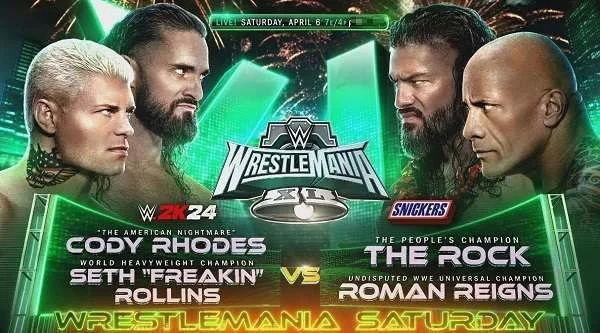 WWE WrestleMania XL 2024 Day 1 Saturday PPV 4/6/24 – 6th April 2024 Full Show