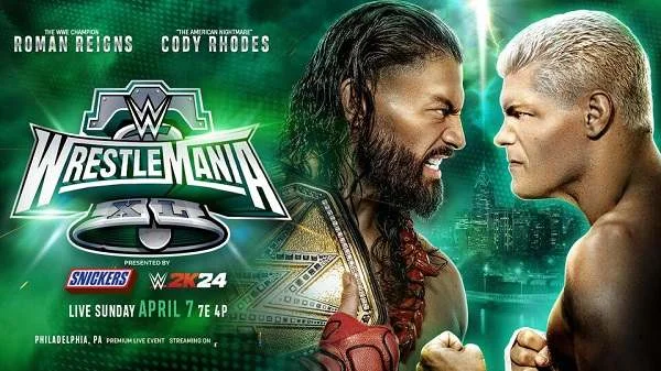WWE WrestleMania XL 2024 Day 2 Sunday PPV 4/7/24 – 7th April 2024 Full Show