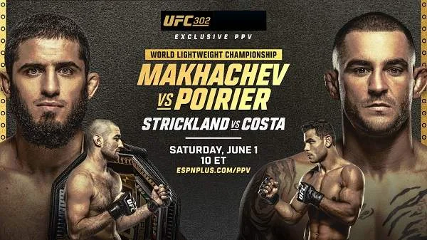 UFC 302 – Makhachev vs. Poirier PPV Pay Per View 6/1/24 – 1st June 2024 Full Show