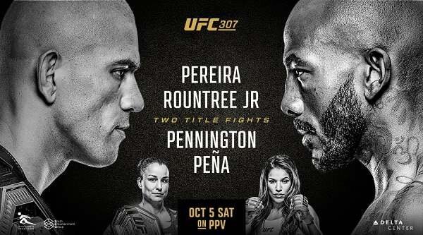 UFC 307 Pereira vs. Rountree Jr. PPV Pay Per View 10/5/24 – 5th October 2024 Full Show